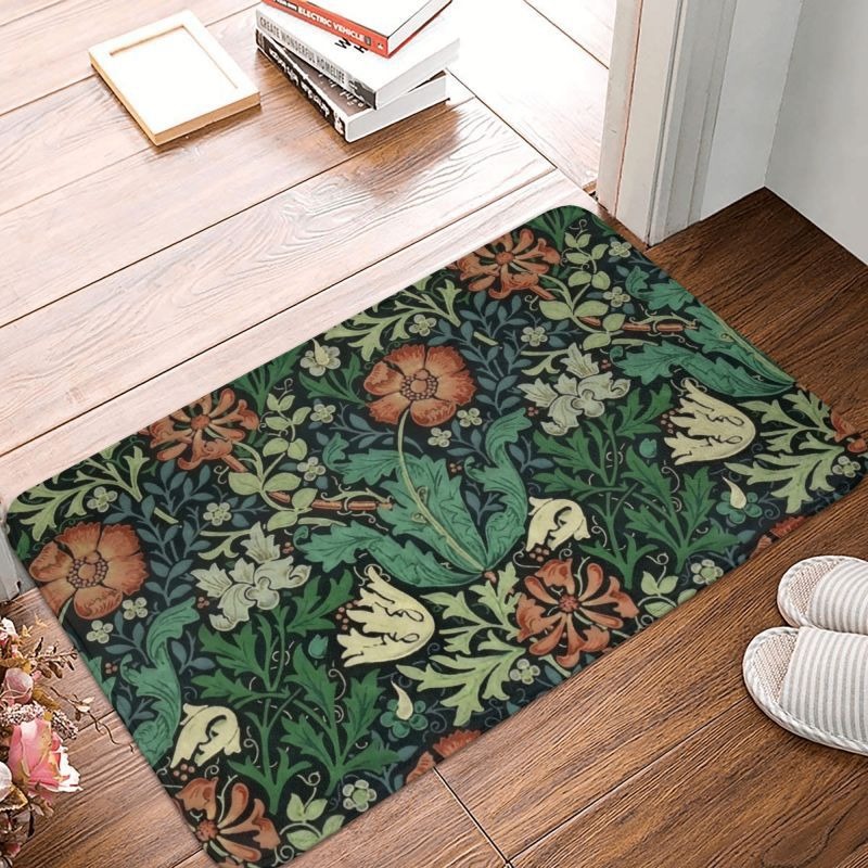 Commercial Kitchen Non Slip Flooring - Ковер Уильям Моррис, передняя напольная дверь,