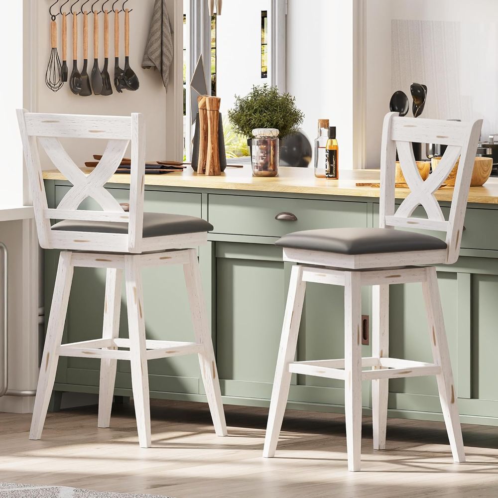 Commercial Kitchen Set - Набор из 2 вращающихся барных стульев,