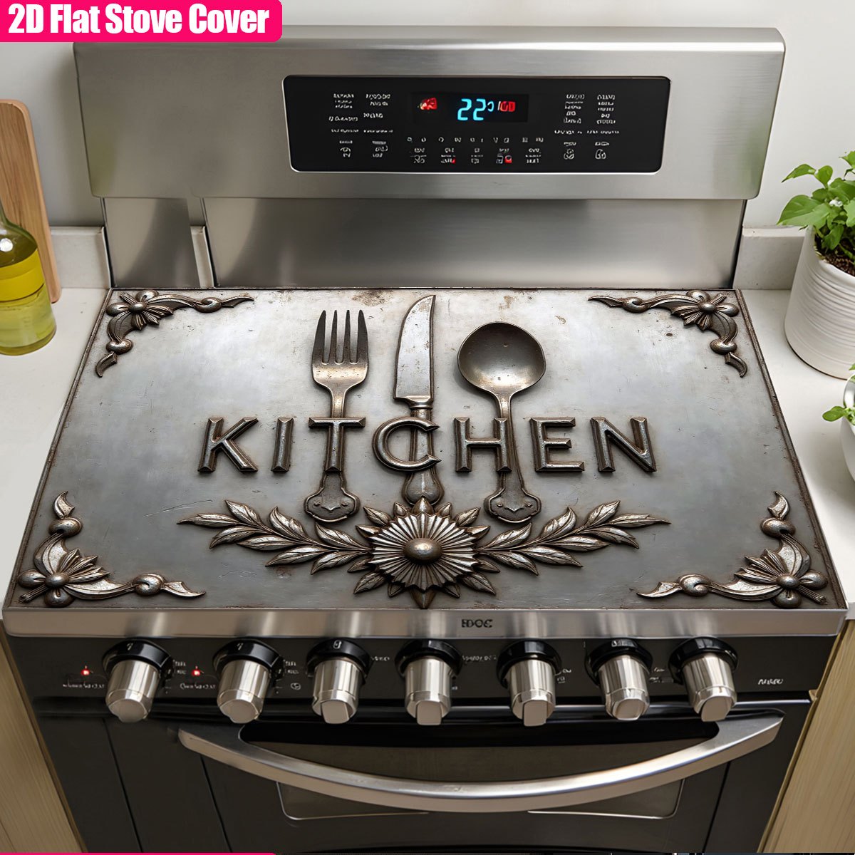 Commercial Kitchen Induction - Прочный металлический коврик для защиты поверхности
