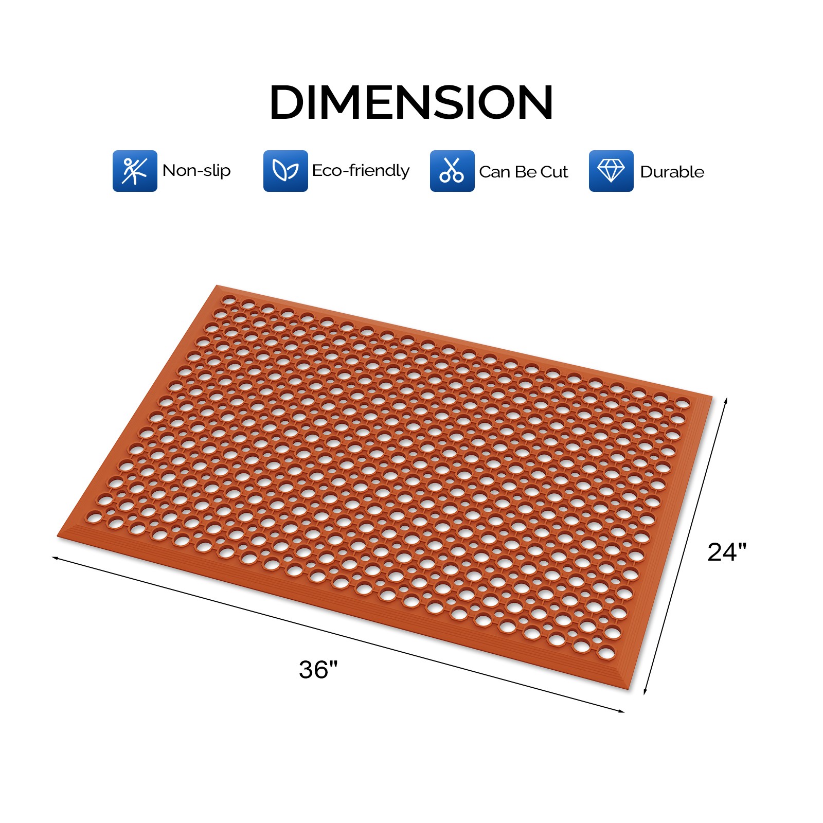 Улучшенный противоусталостный  – обзор и цена Commercial Kitchen Mats Anti Fatigue