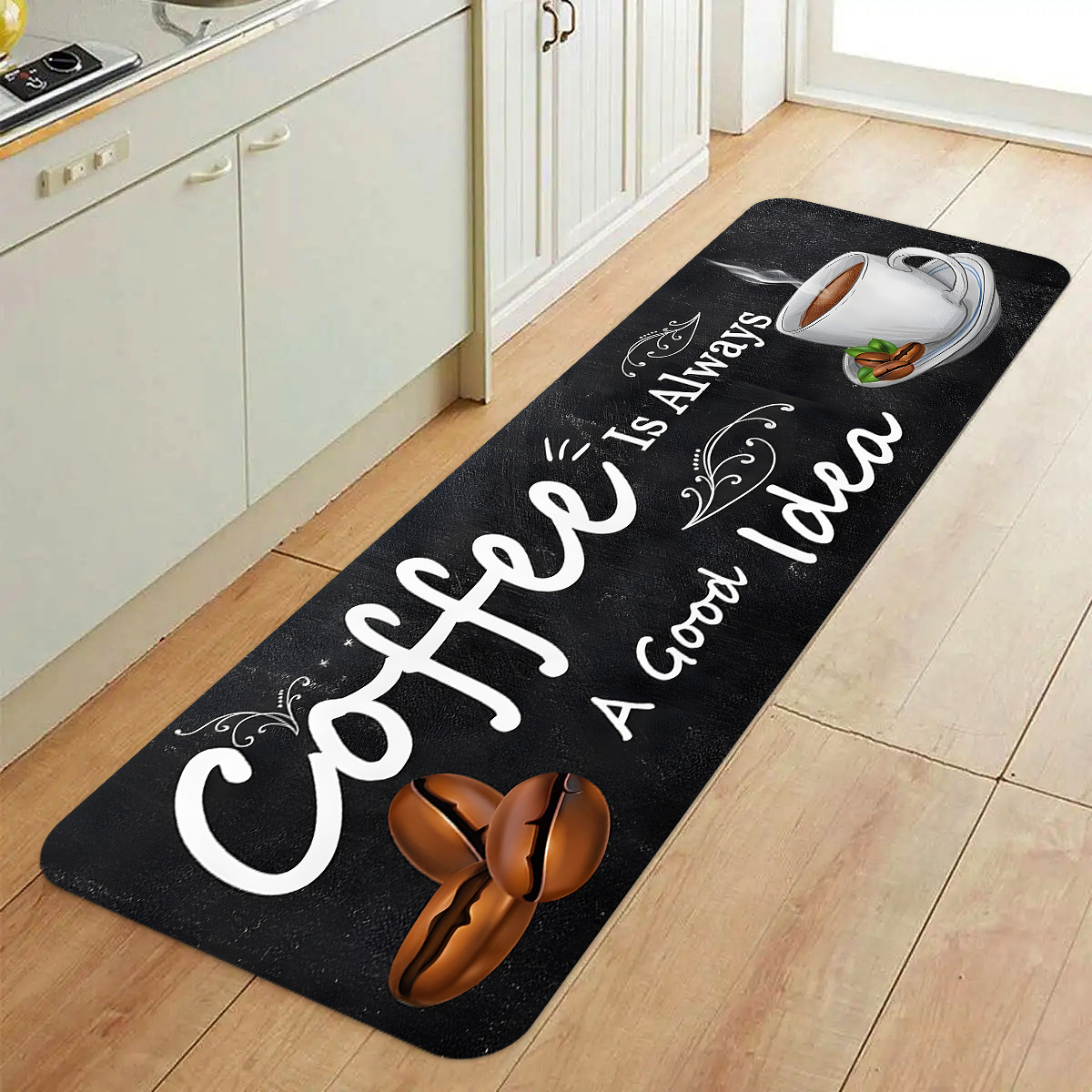 Коврик-дорожка с цитатой «Врем – обзор и цена Commercial Kitchen Quotes